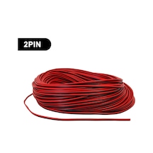 2 Pin Kordon Kablo 2x0.22mm Şerit Led Kablosu 2 Li Jst Elektrik Kablosu Kalaylı Bakır Kablo 100 Metre