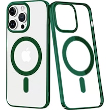 Newface Apple İphone 14 Pro Kılıf Element Magneticsafe Sert Kapak - Köknar Yeşili