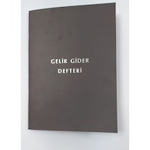 Gelir Gider Defteri Karton Kapak A4 1.Hamur