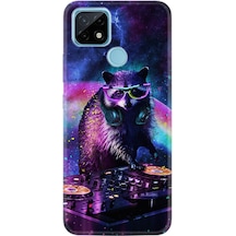 Realme C11 2021 Kılıf Resimli Desenli Silikon Platinium Series Dj 1848