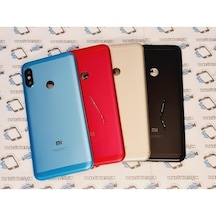 Senalstore Xiaomi Mi A2 Lite Kasa Arka Pil Batarya Kapağı Yan Tuşlar - Mavi