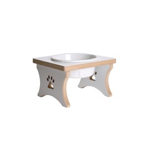 Realwood Seramik Kaseli Tekli Büyük Irk Köpek Su Mama Standı