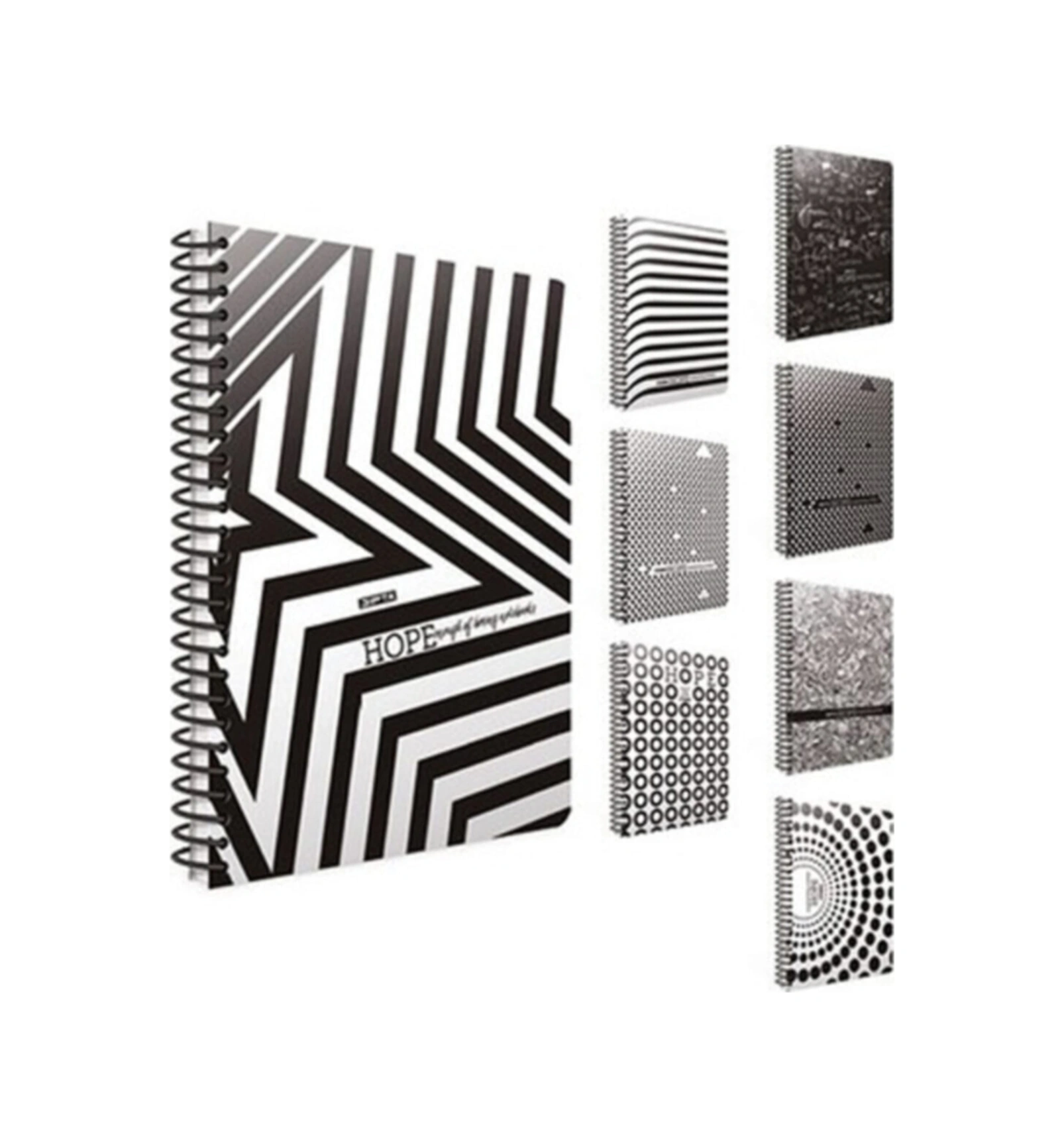 Hope Spiralli Karton Defter 18.5x26 Cm 80 Yaprak Çizgili Defter