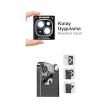 Apple Uyumlu iPhone 13 Mini Kamera Lens Koruyucu Blue