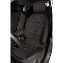 Chevrolet Evanda Uyumlu Oto Koltuk Minderi Elegance Model Ön 2'li Set Siyah Fs