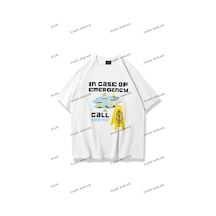 Startmore Unisex Emergency Tshirt Beyaz