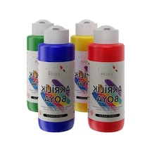 4'lü Ana Renk Akrilik Boya Seti - 120 Ml 0.2 L