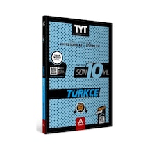 A Yayınları Tyt Türkçe Son 10 Yıl Soru ve  Çözümleri