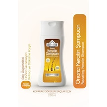 Onarıcı Keratin Şampuan Saç Güçlendirici Onarıcı Besleyici Kırılma Karşıtı Dökülme Karşıtı 250 Ml Tüm Saç Tipleri