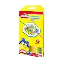 Play-Doh Woodfree Jumbo Üçgen Kuru Boya 12 Renk