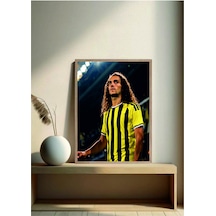 Mattéo Guendouzi Poster Ahşap Çerçeveli Tek Parça Dekoratif Tablo Çok Renkli - 920057387 Çok Renkli
