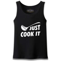 Just Cook It Siyah Erkek Atlet 001