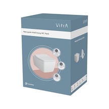 VitrA Metropole 7672B003-6247 Asma Klozet ve Klozet Kapağı Seti,