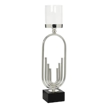 Vitale Elips Şamdan Silver 14,5 10,5 53 Cm Çok Renkli