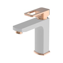 Bien Salvo Plus Colours Lavabo Bataryası Beyaz - Rose Gold