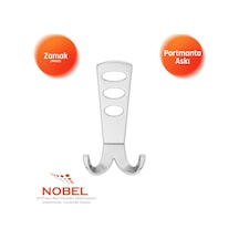 Seylan Portmanto Askısı, Metal Vestiyer Askısı, 110 Gr, Dolap Ve Duvar Askılığı, Krom Vidalı