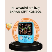 Buğz Tv Bağlantılı Çift Oyunculu Şarjlı Retro Gamepad Seti