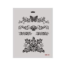 Mey İthalat Rich New Seri N-107 Stencil 35x25 Cm Belirtilmemiş