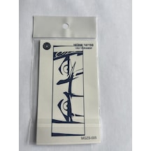 Gözler 11x8 Cm Yarı Kalıcı Geçici Dövme Yapıştırma Dövme