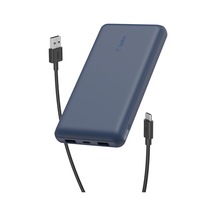 Usb C Taşınabilir Şarj Cihazı 20000 Mah, Usb Tip C Giriş Çıkış Bağlantı Noktalı 20k Güç Bankası İçin Usb C - A Kablosu Dahil 2 Usb A Bağlantı Noktası Mavi