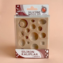 Smartad Silikon Kalıp Cabochons 13 x 10 x 1.5 CM