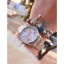 Ferrucci Fr027013 Çelik Fonksiyonlu Kadın Kol Saati+bilekllik