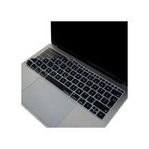 F Klavye Laptop Apple Uyumlu MacBook Pro Kılıf Daktilotip Baskı 12inç A1534-13inç A1708 İle Siyah