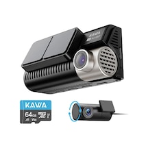 D11 2 Kameralı Ön/arka 4k+1080p Starvıs Sensörlü Yapay Zeka Destekli Wi-fi Gps'li Araç Kamerası 3d M-logo Model 5 Vites
