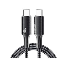 Essager 3 Metre Pd 100w Süper Hızlı Type C To Type C Şarj Data Kablosu, E-marker Çipli Akıllı Şarj Kablosu
