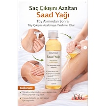 Tüy Azaltıcı Ve Tüy Önleme Saad Yağı Ağı Saad Yağı 125 Ml