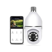 Akıllı Kamera Wifi Kamera Duylu Ampul Görünümlü 360 Derece Dönebilen Ev Kamerası 29606081