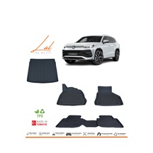 Volkswagen Tayron 3d Havuzlu Paspas Alt Kademe Bagaj Havuzu Seti