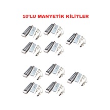 Sr-180 180 Kg Manyetik Kilit 12/24v Dc Elektromanyetik Kapı Kilidi 10 Adet