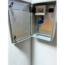 7 Kw 60 40 20 Cm 3/32 Kombinasyon Panosu Kutusu Seyyar Taşınabilir Elektrikli Araç Şarj Cihazı İstasyonu Tesla Mavi Adaptör Uyumlu 7,4 KW