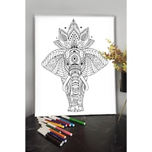 40x30cm Çocuklar Için Guaj,akrilik,keçeli,sulu Boya Ile Boyanabilir Tuval Kalem Hediyesi Yoktur. 69