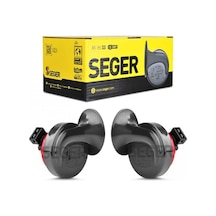 Seger-60b Salyangoz Korna 12v Dadat ,kalın - İnce Ses Takım, K-j