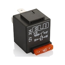 12V 30A Mini Röle 4 Terminalli Sigortalı Toz ve Su Geçirmez ELO