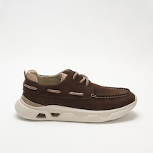Sneaker Erkek Og-2410 John May 034-132 T-etiket90 Kahve Nubuk-bej Dana Süet Kahverengi