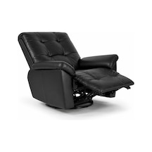 Smarto Relax Basel Elektrikli Masajlı Döner Sallanan Tv Koltuğu Kontrol Panelli Ergonomik Gerçek Deri Baba Koltuğu Siyah