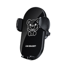 Muduan Hava Çıkış Kancası Tipi Cep Telefonu Tutucusu Araba Araç Navigasyonu Cep Telefonu Tutucusu Kırmızı - Siyah Var Direksiyon Mxıst6