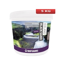 Reeflowers Iceland Black Sand Akvaryum Kumu (1-2 Mm) 5 Kg Ibs25k1