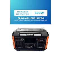 600w Akıllı Bms Lifepo4 Güneş Enerjili Taşınabilir Güç Depolama