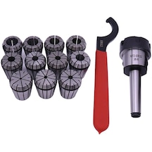 Suntek Workholding Gravür Için 11 Pc Pens Setli Er32 Chuck Mt2