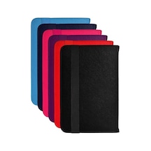 Alcatel Uyumlu 9317X1 32Gb 7" Xga Delüx Universal Döner Stand Deri Kılıf
