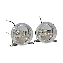 Carub 9 cm Yuvarlak Sis Lambası Beyaz 12V Tampon İçi (00) (ŞüsCarOto Aksesuar)