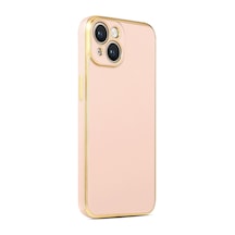 Zore İphone 14 Uyumlu Ogaa Bark Kılıf-rose Gold