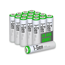 B136 16 Adet Aaa 900 Mah Şarj Edilebilir İnce Kalem Pil 1.2v Ni-mh Şarjlı Pil
