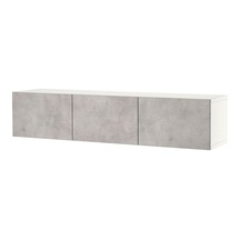Tv Sehpası, Beyaz-açık Gri, 180x42x38 Cm, Kallvıken Gri