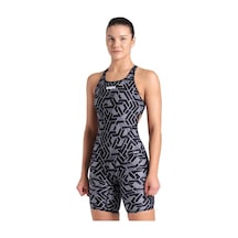 Arena Printed Full Body Kadın Siyah Yüzücü Mayosu 007909500