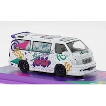 Tarmac Works Toyota Hiace Wagon Custom, Coca Cola Model Araba